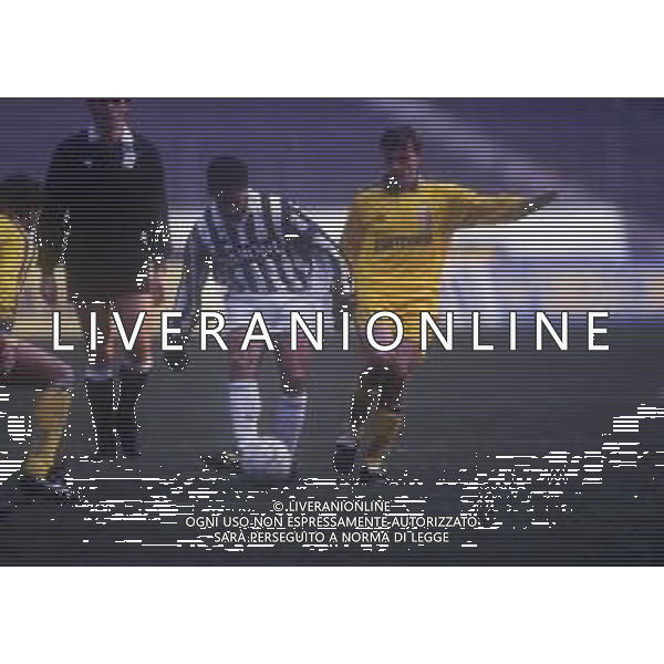DIAP-RETROSPETTIVA IVO PULGA CALCIATORE NELLA FOTO IVO PULGA CON LA MAGLIA DEL PARMA CALCIO AG ALDO LIVERANI SAS