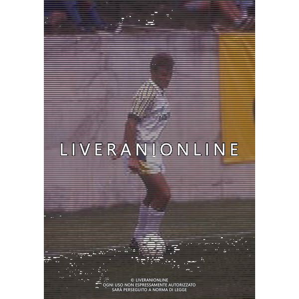 DIAP-RETROSPETTIVA IVO PULGA CALCIATORE NELLA FOTO IVO PULGA CON LA MAGLIA DEL PARMA CALCIO AG ALDO LIVERANI SAS