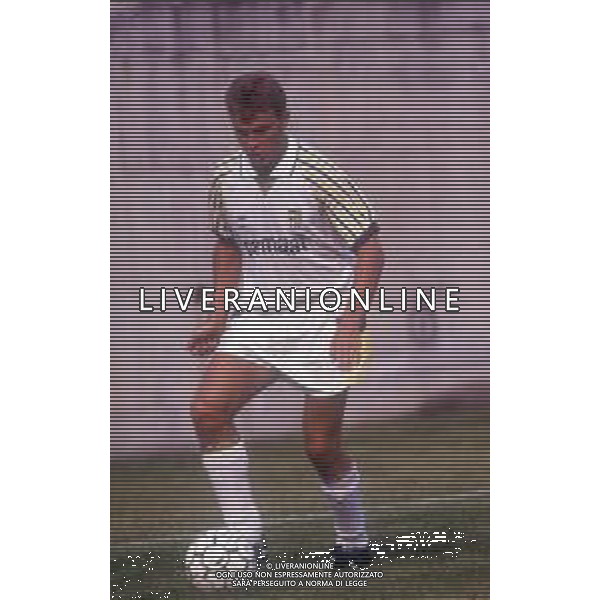 DIAP-RETROSPETTIVA IVO PULGA CALCIATORE NELLA FOTO IVO PULGA CON LA MAGLIA DEL PARMA CALCIO AG ALDO LIVERANI SAS