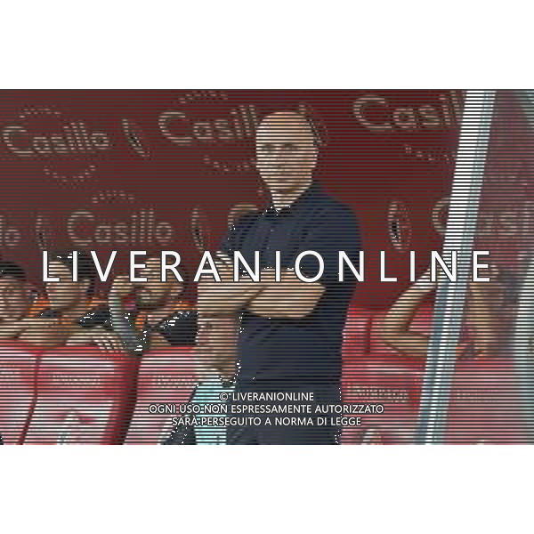 coach Eugenio Corini (Palermo F.C.) during the Italian Serie B match SSC Bari vs Palermo FC on August 18, 2023 at the San Nicola stadium in Bari, Italy. Photo by Emmanuele Mastrodonato/ag. Aldo Liverani sas
