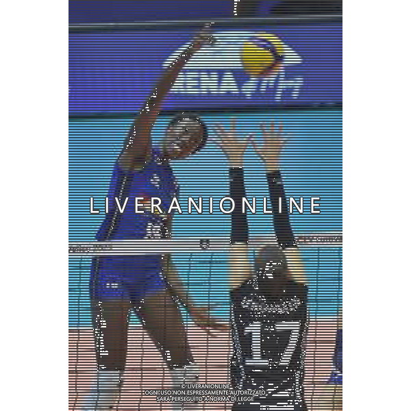 TVRG Italia vs Svizzera nella foto Paola Egonu (Italia) Monza 18-08-2023 Arena di Monza CEV EuroVolley 2023 - gruppo B foto Roberto Garavaglia/ag. Aldo Liverani sas