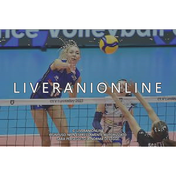 TVRG Italia vs Svizzera nella foto Elena Pietrini (Italia) Monza 18-08-2023 Arena di Monza CEV EuroVolley 2023 - gruppo B foto Roberto Garavaglia/ag. Aldo Liverani sas