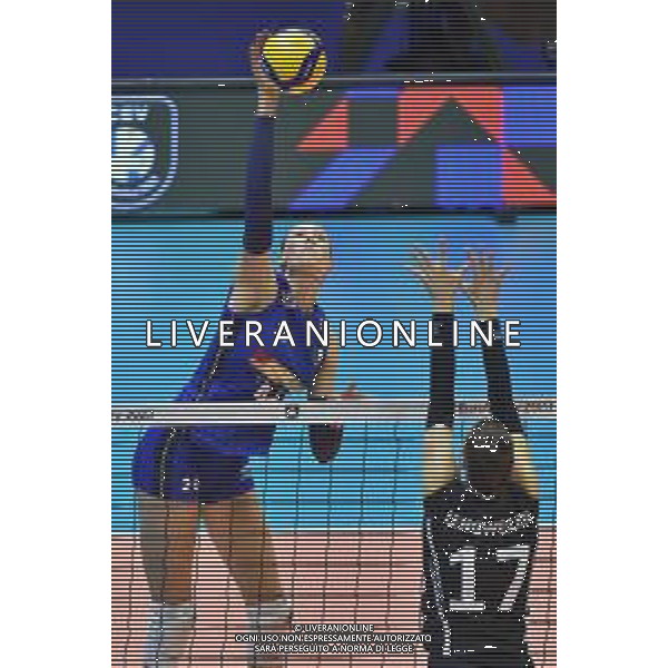 TVRG Italia vs Svizzera nella foto Ekaterina Antropova (Italia) Monza 18-08-2023 Arena di Monza CEV EuroVolley 2023 - gruppo B foto Roberto Garavaglia/ag. Aldo Liverani sas