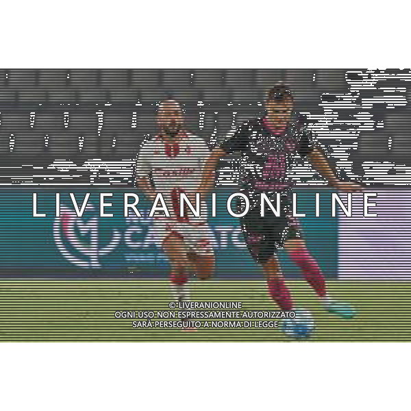 Ales Mateju (Palermo F.C.) and Ahmad Benali (SSC Bari) during the Italian Serie B match SSC Bari vs Palermo FC on August 18, 2023 at the San Nicola stadium in Bari, Italy. Photo by Emmanuele Mastrodonato/ag. Aldo Liverani sas