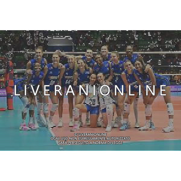 TVRG Italia vs Svizzera nella foto esultanza finale Italia Monza 18-08-2023 Arena di Monza CEV EuroVolley 2023 - gruppo B foto Roberto Garavaglia/ag. Aldo Liverani sas