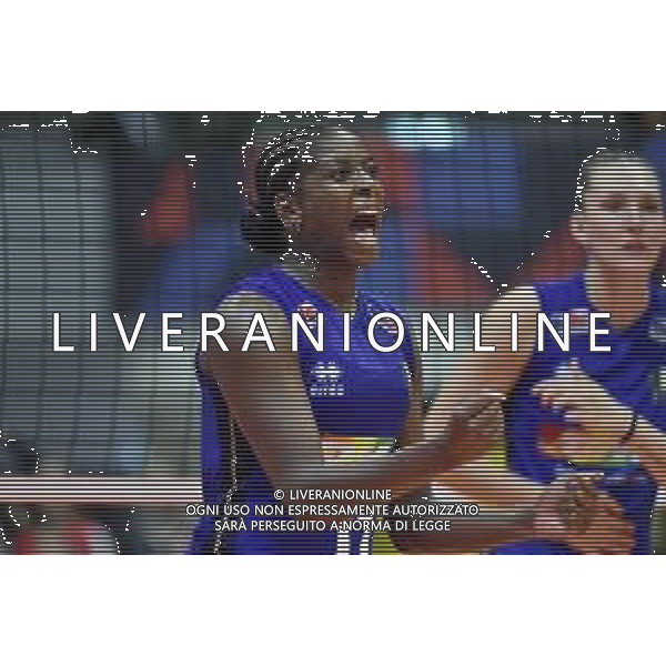 TVRG Italia vs Svizzera nella foto Miriam Fatime Sylla (Italia) Monza 18-08-2023 Arena di Monza CEV EuroVolley 2023 - gruppo B foto Roberto Garavaglia/ag. Aldo Liverani sas
