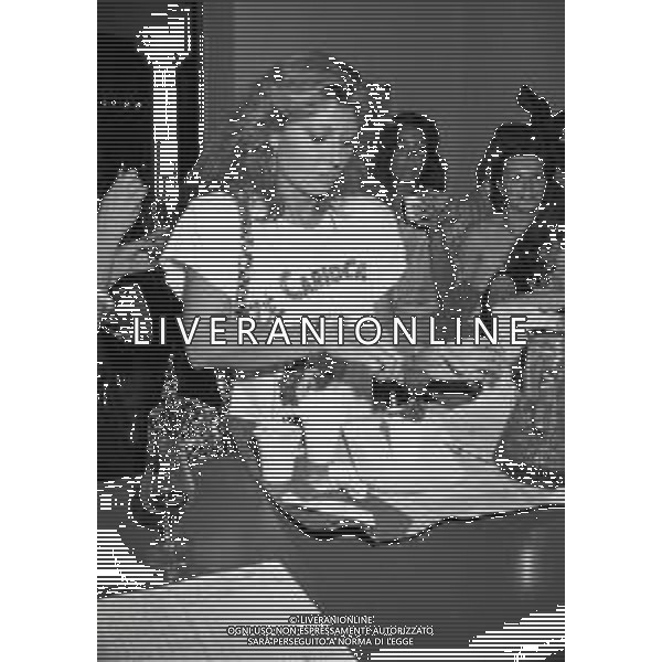 Pippo Baudo, all\'anagrafe Giuseppe Raimondo Vittorio Baudo, conduttore televisivo italiano - Retrospettiva nella foto al Festival di Taormina nel 1983 con Alida Chelli © Archivio / AGENZIA ALDO LIVERANI SAS