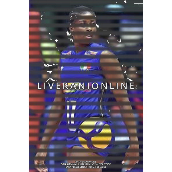 TVRG Italia vs Svizzera nella foto Miriam Fatime Sylla (Italia) Monza 18-08-2023 Arena di Monza CEV EuroVolley 2023 - gruppo B foto Roberto Garavaglia/ag. Aldo Liverani sas