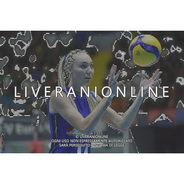 TVRG Italia vs Svizzera nella foto Elena Pietrini (Italia) Monza 18-08-2023 Arena di Monza CEV EuroVolley 2023 - gruppo B foto Roberto Garavaglia/ag. Aldo Liverani sas