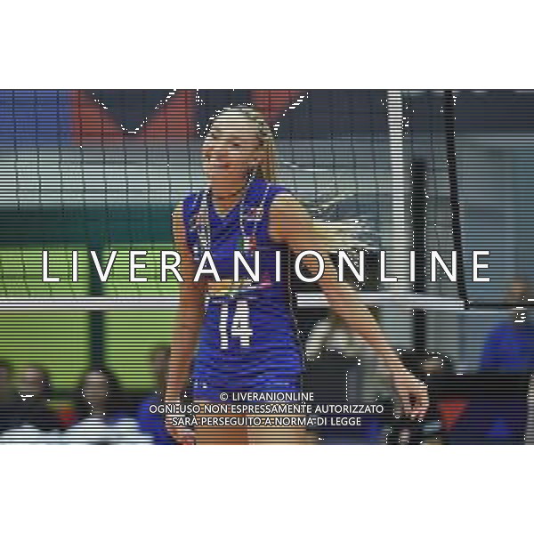 TVRG Italia vs Svizzera nella foto Elena Pietrini (Italia) Monza 18-08-2023 Arena di Monza CEV EuroVolley 2023 - gruppo B foto Roberto Garavaglia/ag. Aldo Liverani sas