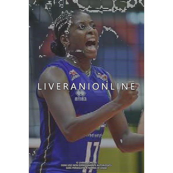 TVRG Italia vs Svizzera nella foto Miriam Fatime Sylla (Italia) Monza 18-08-2023 Arena di Monza CEV EuroVolley 2023 - gruppo B foto Roberto Garavaglia/ag. Aldo Liverani sas