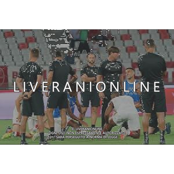 coach Michele Mignani (SSC Bari) warm up during the Italian Serie B match SSC Bari vs Palermo FC on August 18, 2023 at the San Nicola stadium in Bari, Italy. Photo by Emmanuele Mastrodonato/ag. Aldo Liverani sas/AGENZIA ALDO LIVERANI SAS