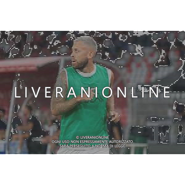Jeremy Menez (SSC Bari) warm up during the Italian Serie B match SSC Bari vs Palermo FC on August 18, 2023 at the San Nicola stadium in Bari, Italy. Photo by Emmanuele Mastrodonato/ag. Aldo Liverani sas/AGENZIA ALDO LIVERANI SAS