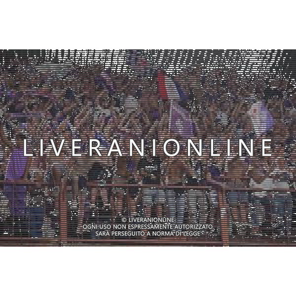 Genoa vs Fiorentina nella foto tifosi Fiorentina Genova 19-08-2023 Stadio Luigi Ferraris - Marassi Campionato Serie A TIM - 1a giornata foto Roberto Garavaglia/ag. Aldo Liverani sas /AGENZIA ALDO LIVERANI SAS