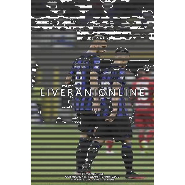 MARKO ARNAUTOVIC E LAUTARO MARTINEZ - INTER vs MONZA Campionato Calcio Serie A TIM 19-08-2023 ©PAOLO GIAMPIETRI /AGENZIA ALDO LIVERANI SAS