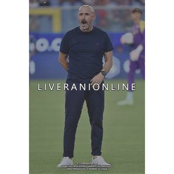 Genoa vs Fiorentina nella foto Vincenzo Italiano allenatore Fiorentina Genova 19-08-2023 Stadio Luigi Ferraris - Marassi Campionato Serie A TIM - 1a giornata foto Roberto Garavaglia/ag. Aldo Liverani sas /AGENZIA ALDO LIVERANI SAS