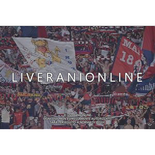 Genoa vs Fiorentina nella foto tifosi Genoa Genova 19-08-2023 Stadio Luigi Ferraris - Marassi Campionato Serie A TIM - 1a giornata foto Roberto Garavaglia/ag. Aldo Liverani sas /AGENZIA ALDO LIVERANI SAS