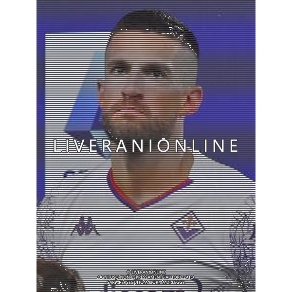 Genoa vs Fiorentina nella foto Cristiano Biraghi (Fiorentina) Genova 19-08-2023 Stadio Luigi Ferraris - Marassi Campionato Serie A TIM - 1a giornata foto Roberto Garavaglia/ag. Aldo Liverani sas /AGENZIA ALDO LIVERANI SAS