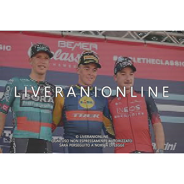 20-08-2023 Classica Di Amburgo; 2023, Lidl - Trek; 2023, Bora - Hansgrohe; 2023, Ineos Grenadiers; Pedersen, Mads; Van Poppel, Danny; Viviani, Elia; Amburgo; ©SIROTTI / AGENZIA ALDO LIVERANI SAS