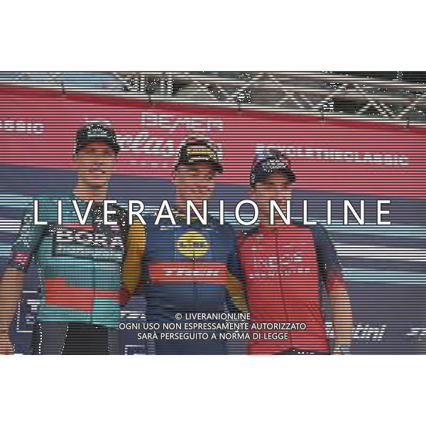 20-08-2023 Classica Di Amburgo; 2023, Lidl - Trek; 2023, Bora - Hansgrohe; 2023, Ineos Grenadiers; Pedersen, Mads; Van Poppel, Danny; Viviani, Elia; Amburgo; ©SIROTTI / AGENZIA ALDO LIVERANI SAS