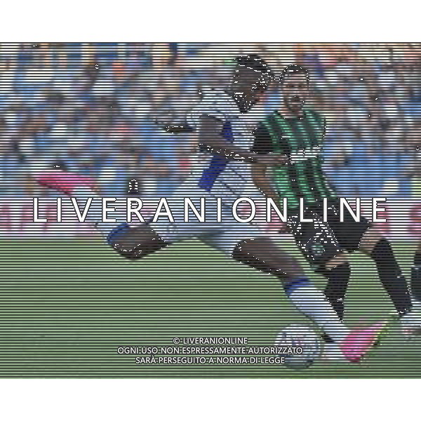 Sassuolo vs Atalanta nella foto Duvan Zapata (Atalanta) occasione da gol Reggio Emilia 20-08-2023 Mapei Stadium - Stadio Città del Tricolore Campionato Serie A TIM - 1a giornata foto Roberto Garavaglia/ag. Aldo Liverani sas