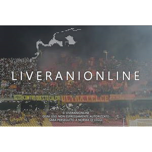 Supporters of US Lecce during the Italian soccer Serie A match US Lecce vs SS Lazio on August 20, 2023 at Via del Mare Stadium in Lecce, Italy. Photo by Emmanuele Mastrodonato/ag. Aldo Liverani sas