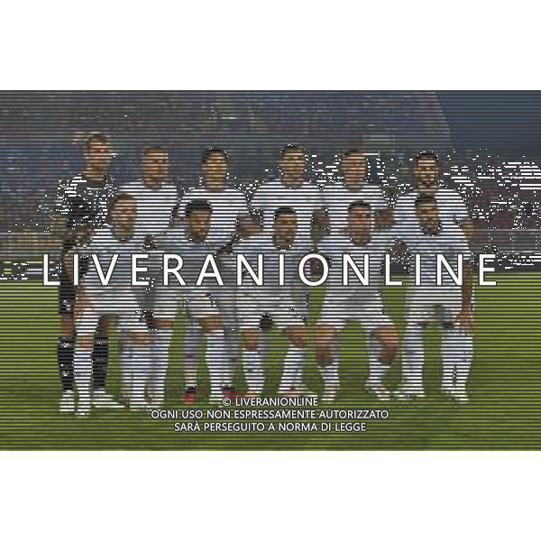 S.S. Lazio team line up during the Italian soccer Serie A match US Lecce vs SS Lazio on August 20, 2023 at Via del Mare Stadium in Lecce, Italy. Photo by Emmanuele Mastrodonato/ag. Aldo Liverani sas