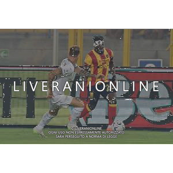Lameck Banda (US Lecce) and Manuel Lazzari (S.S. Lazio) during the Italian soccer Serie A match US Lecce vs SS Lazio on August 20, 2023 at Via del Mare Stadium in Lecce, Italy. Photo by Emmanuele Mastrodonato/ag. Aldo Liverani sas