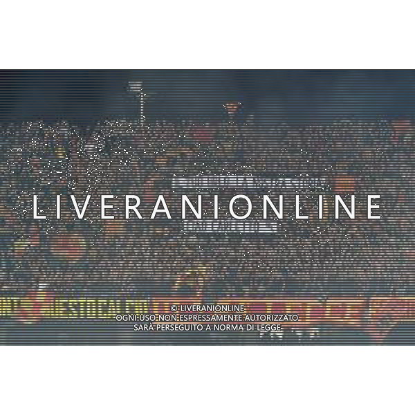 Supporters of US Lecce during the Italian soccer Serie A match US Lecce vs SS Lazio on August 20, 2023 at Via del Mare Stadium in Lecce, Italy. Photo by Emmanuele Mastrodonato/ag. Aldo Liverani sas