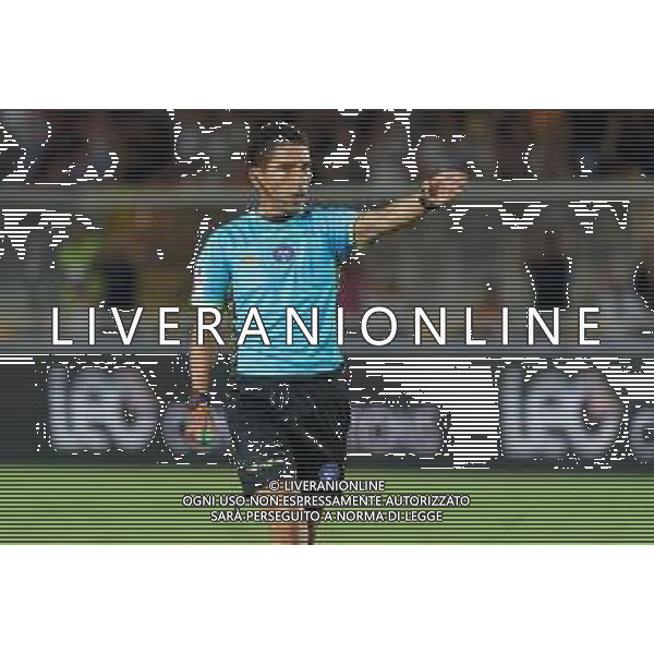 the referee Federico Dionisi of L\'Aquila during the Italian soccer Serie A match US Lecce vs SS Lazio on August 20, 2023 at Via del Mare Stadium in Lecce, Italy. Photo by Emmanuele Mastrodonato/ag. Aldo Liverani sas