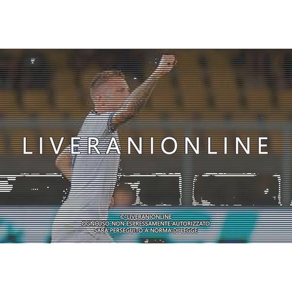 Ciro Immobile (S.S. Lazio) celebrates after scoring a goal during the Italian soccer Serie A match US Lecce vs SS Lazio on August 20, 2023 at Via del Mare Stadium in Lecce, Italy. Photo by Emmanuele Mastrodonato/ag. Aldo Liverani sas