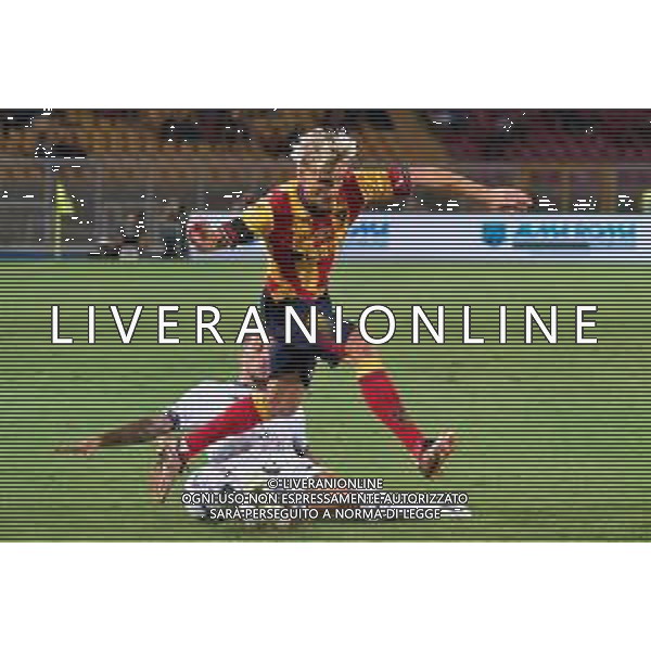 Pontus Almqvist (US Lecce) and Mattia Zaccagni (S.S. Lazio) during the Italian soccer Serie A match US Lecce vs SS Lazio on August 20, 2023 at Via del Mare Stadium in Lecce, Italy. Photo by Emmanuele Mastrodonato/ag. Aldo Liverani sas