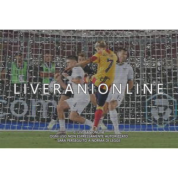 Pontus Almqvist (US Lecce) scores a goal of 1-1 during the Italian soccer Serie A match US Lecce vs SS Lazio on August 20, 2023 at Via del Mare Stadium in Lecce, Italy. Photo by Emmanuele Mastrodonato/ag. Aldo Liverani sas