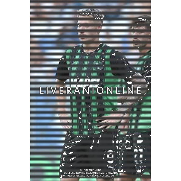 Sassuolo vs Atalanta nella foto Andrea Pinamonti (Sassuolo) Reggio Emilia 20-08-2023 Mapei Stadium - Stadio Città del Tricolore Campionato Serie A TIM - 1a giornata foto Roberto Garavaglia/ag. Aldo Liverani sas