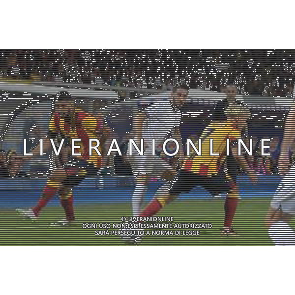 Serie A 2023-2023 Stadio Via del Mare Lecce 20 Agosto 2023 Lecce-Lazio Nella foto: Luisa Alberto tra Hamza Rafia e Pontus Almqvist ©Andrea Rosito / AGENZIA ALDO LIVERANI SAS