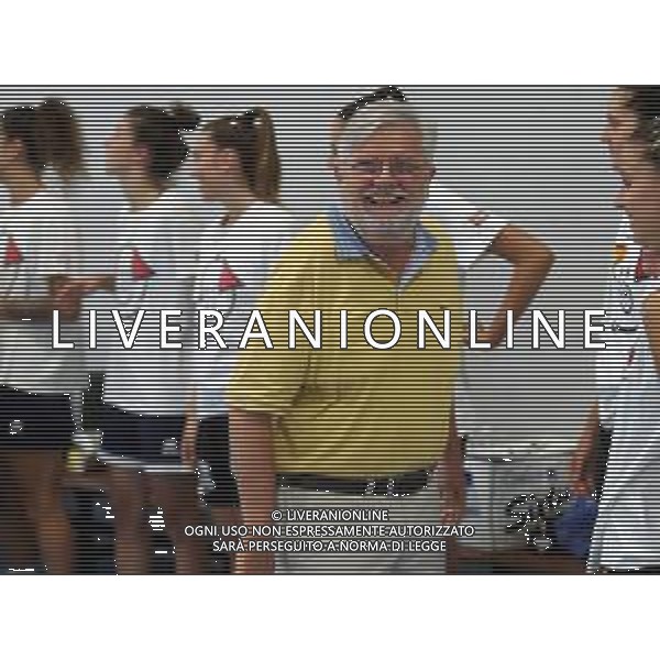 IMOLA 21 08 2023 PALESTRA VOLTA PRIMO ALLENAMENTO CLAI IMOLA PALLAVOLO SERIE B NELLA FOTO SPONSOR UFFICIALE CLAI IMOLA GIOVANNI BETTINI ©SANNA / AGENZIA ALDO LIVERANI SAS