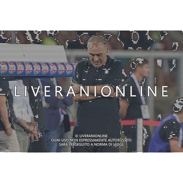 coach Maurizio Sarri (S.S. Lazio) during the Italian soccer Serie A match US Lecce vs SS Lazio on August 20, 2023 at Via del Mare Stadium in Lecce, Italy. Photo by Emmanuele Mastrodonato/ag. Aldo Liverani sas