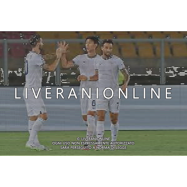 Luis Alberto (S.S. Lazio), Daichi Kamada (S.S. Lazio) and Felipe Anderson (S.S. Lazio) during the Italian soccer Serie A match US Lecce vs SS Lazio on August 20, 2023 at Via del Mare Stadium in Lecce, Italy. Photo by Emmanuele Mastrodonato/ag. Aldo Liverani sas