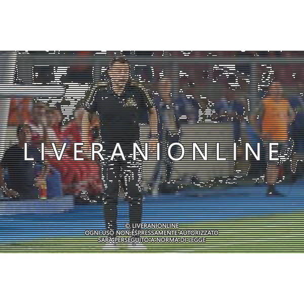 coach Roberto D’Aversa (US Lecce) during the Italian soccer Serie A match US Lecce vs SS Lazio on August 20, 2023 at Via del Mare Stadium in Lecce, Italy. Photo by Emmanuele Mastrodonato/ag. Aldo Liverani sas