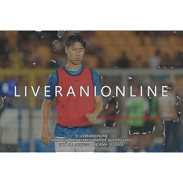Daichi Kamada (S.S. Lazio) warmup during the Italian soccer Serie A match US Lecce vs SS Lazio on August 20, 2023 at Via del Mare Stadium in Lecce, Italy. Photo by Emmanuele Mastrodonato/ag. Aldo Liverani sas