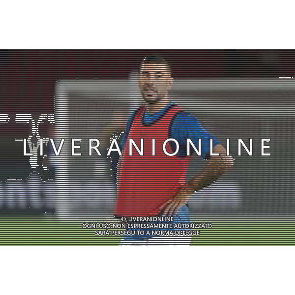 Mattia Zaccagni (S.S. Lazio) warmup during the Italian soccer Serie A match US Lecce vs SS Lazio on August 20, 2023 at Via del Mare Stadium in Lecce, Italy. Photo by Emmanuele Mastrodonato/ag. Aldo Liverani sas
