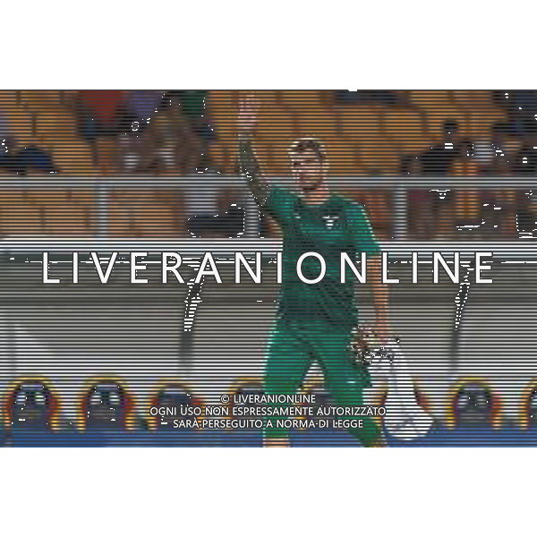 Ivan Provedel (S.S. Lazio) before the Italian soccer Serie A match US Lecce vs SS Lazio on August 20, 2023 at Via del Mare Stadium in Lecce, Italy. Photo by Emmanuele Mastrodonato/ag. Aldo Liverani sas