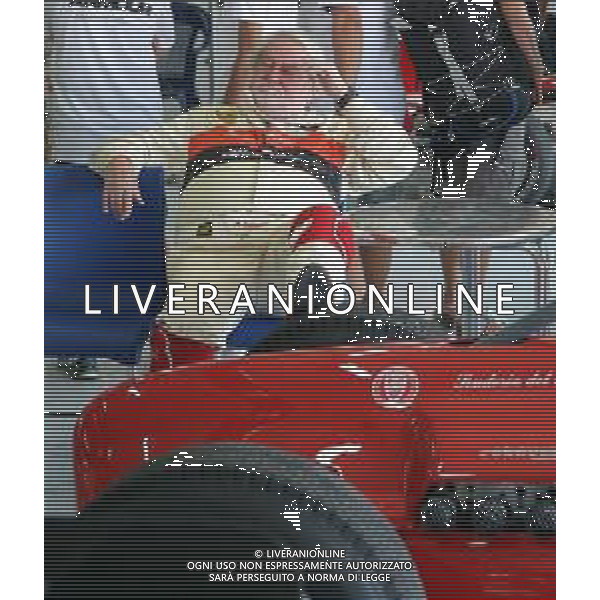 IMOLA 26 08 2023 AUTODROMO ENZO E DINO FERRARI "MINARDI DAY" NELLA FOTO RIPOSO DI UN PILOTA FOTO GIANNI SANNA-AG ALDO LIVERANI SAS