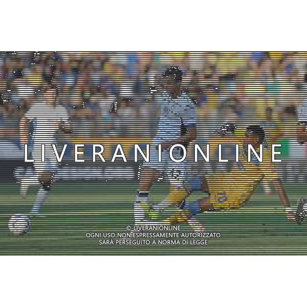 Frosinone vs Atalanta - Campionato Serie A - 2 giornata - Stadio B.Stirpe - Frosinone 26-08-2023 nella foto Scalvini e Cheddira foto federico gaetano-ag aldo liverani sas