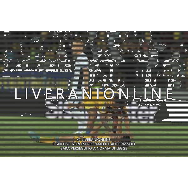 Frosinone vs Atalanta - Campionato Serie A - 2 giornata - Stadio B.Stirpe - Frosinone 26-08-2023 nella foto Esultanza finale Frosinone FOTO FEDERICO GAETANO-AG ALDO LIVERANI SAS