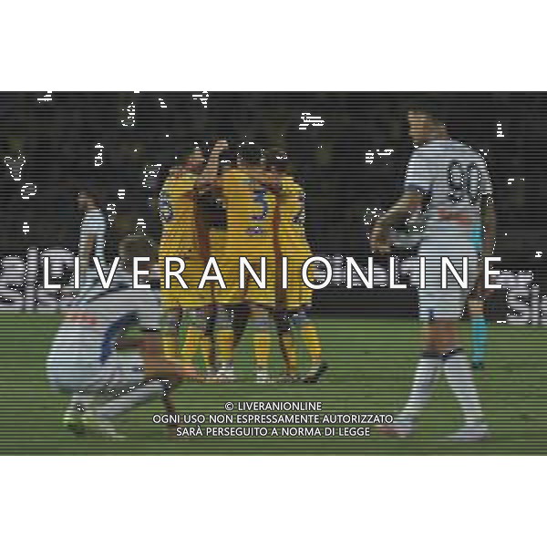 Frosinone vs Atalanta - Campionato Serie A - 2 giornata - Stadio B.Stirpe - Frosinone 26-08-2023 nella foto Esultanza finale Frosinone FOTO FEDERICO GAETANO-AG ALDO LIVERANI SAS