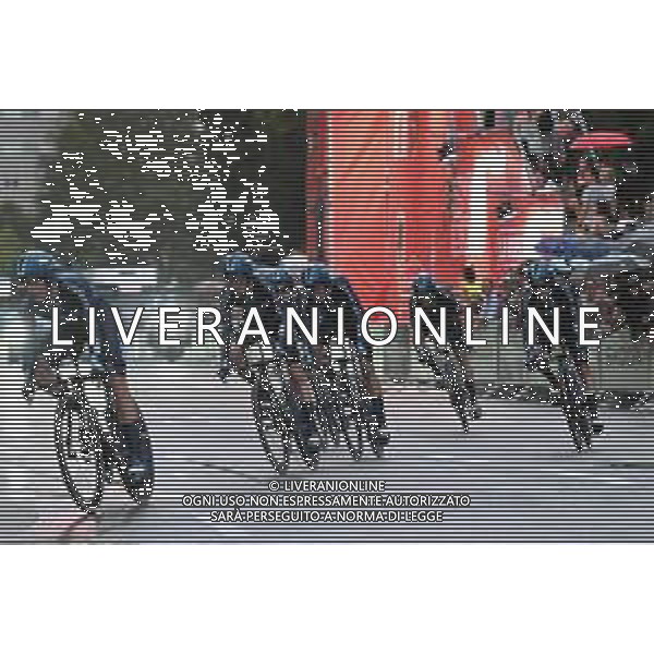 26-08-2023 Vuelta A Espana; Tappa 01 Barcelona - Barcelona; 2023, Dsm - Firmenich; Bardet, Romain; Barcelona; FOTO STEFANO SIROTTI-AG ALDO LIVERANI SAS