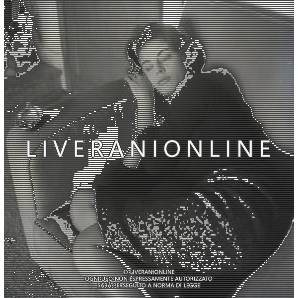 NEG-RETROSPETTIVA ANNA MARIA FERRERO ATTRICE NELLA FOTO ANNA MARIA FERRERO NELL\'ANNO 1950 A ROMA FOTO SANDRO VESPASIANI-AG ALDO LIVERANI SAS  