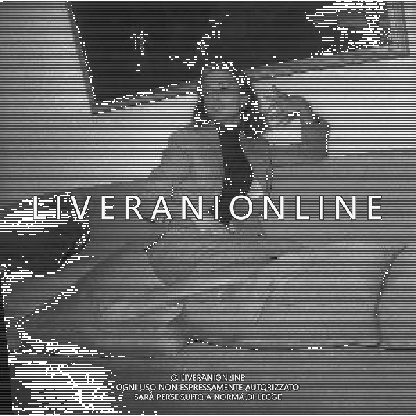 NEG-RETROSPETTIVA ANNA MARIA FERRERO ATTRICE NELLA FOTO ANNA MARIA FERRERO NELL\'ANNO 1954 A ROMA FOTO SANDRO VESPASIANI-AG ALDO LIVERANI SAS 