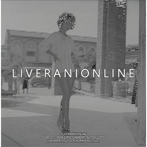 NEG-RETROSPETTIVA ANNA MARIA FERRERO ATTRICE NELLA FOTO ANNA MARIA FERRERO NELL\'ANNO 1958 A ROMA FOTO SANDRO VESPASIANI-AG ALDO LIVERANI SAS 